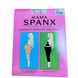 NWT NIB Spanx Mama Maternity Footless Pantyhose Shapewear Color Nude Size A